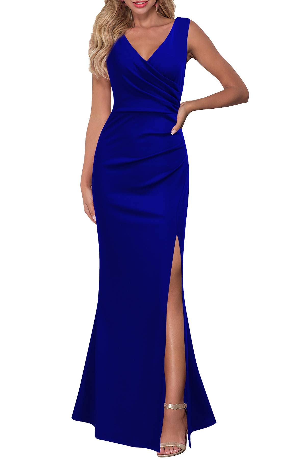 Women's V-Neck Evening Dress