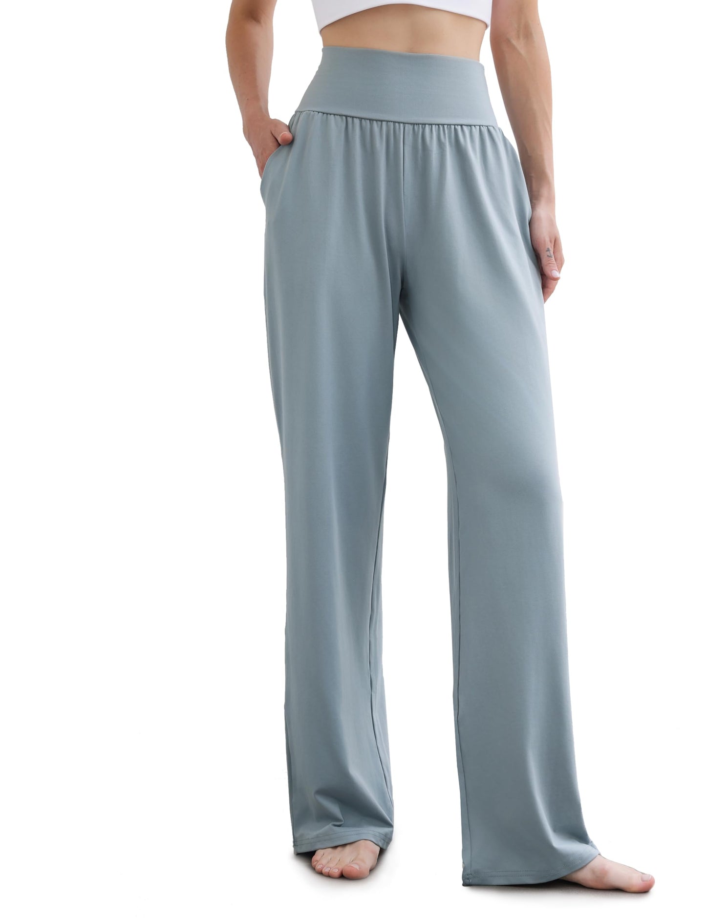 ESOFT Women's Wide Leg Yoga Pants