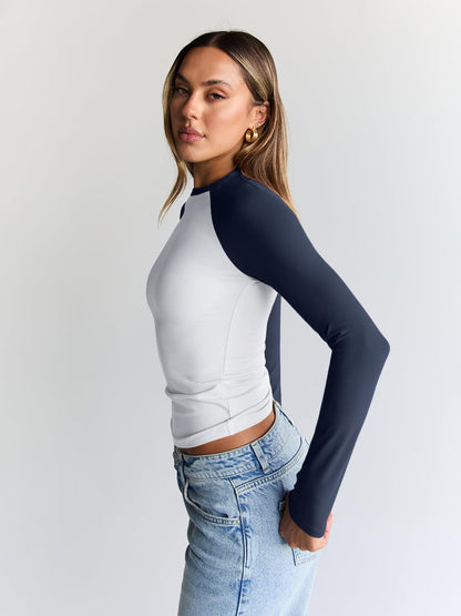 Trendy Queen Women’s Long Sleeve Crop Top