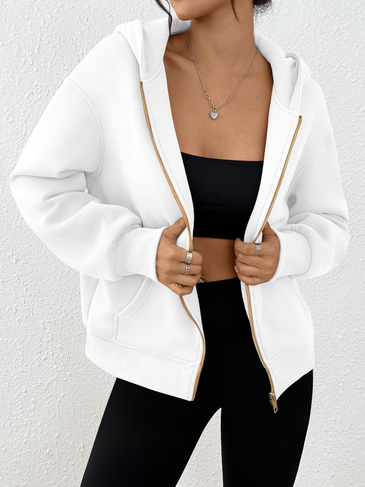 Trendy Queen Cropped Hoodie