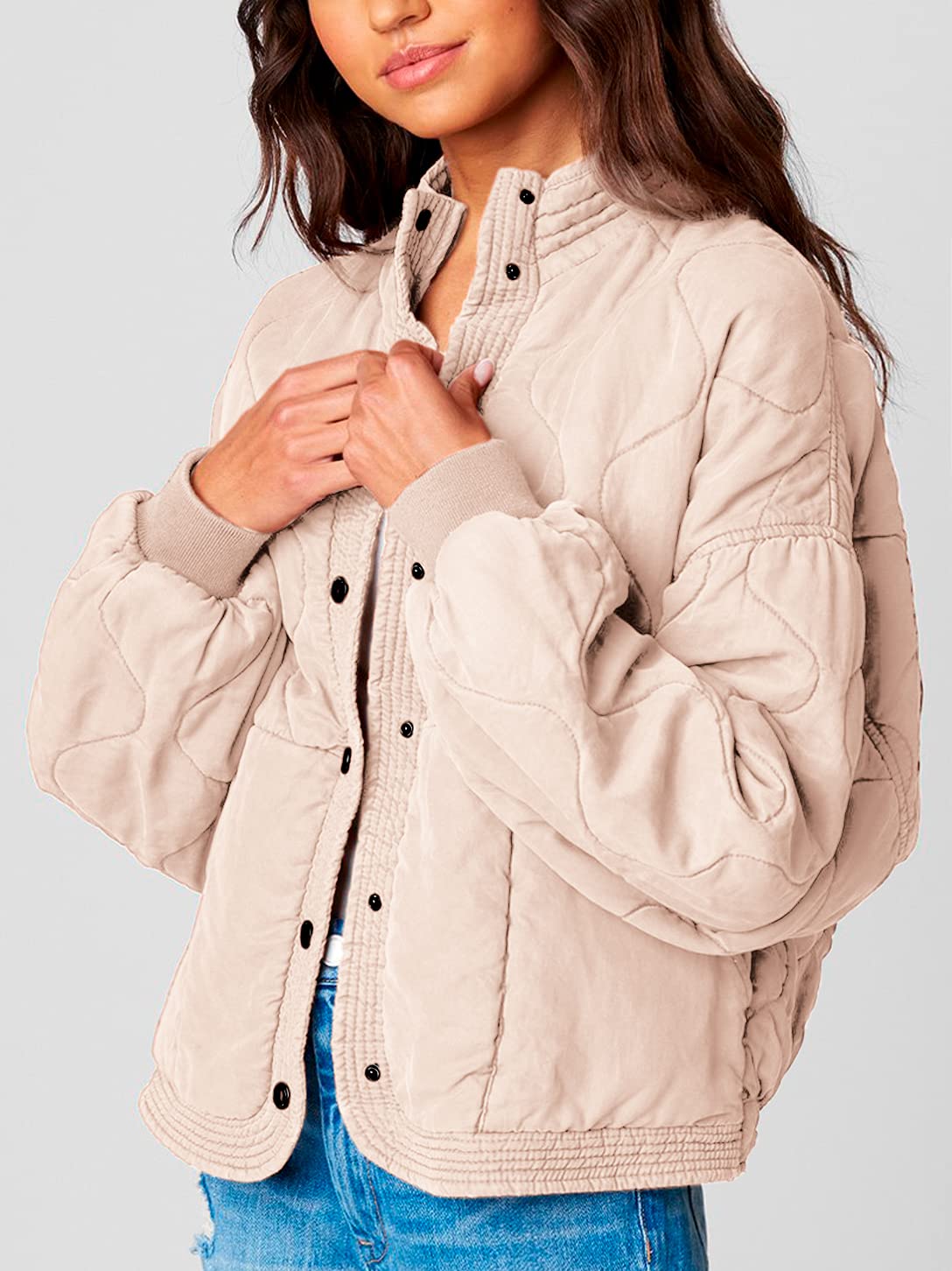 BLANKNYC Tencel Quilted Jacket