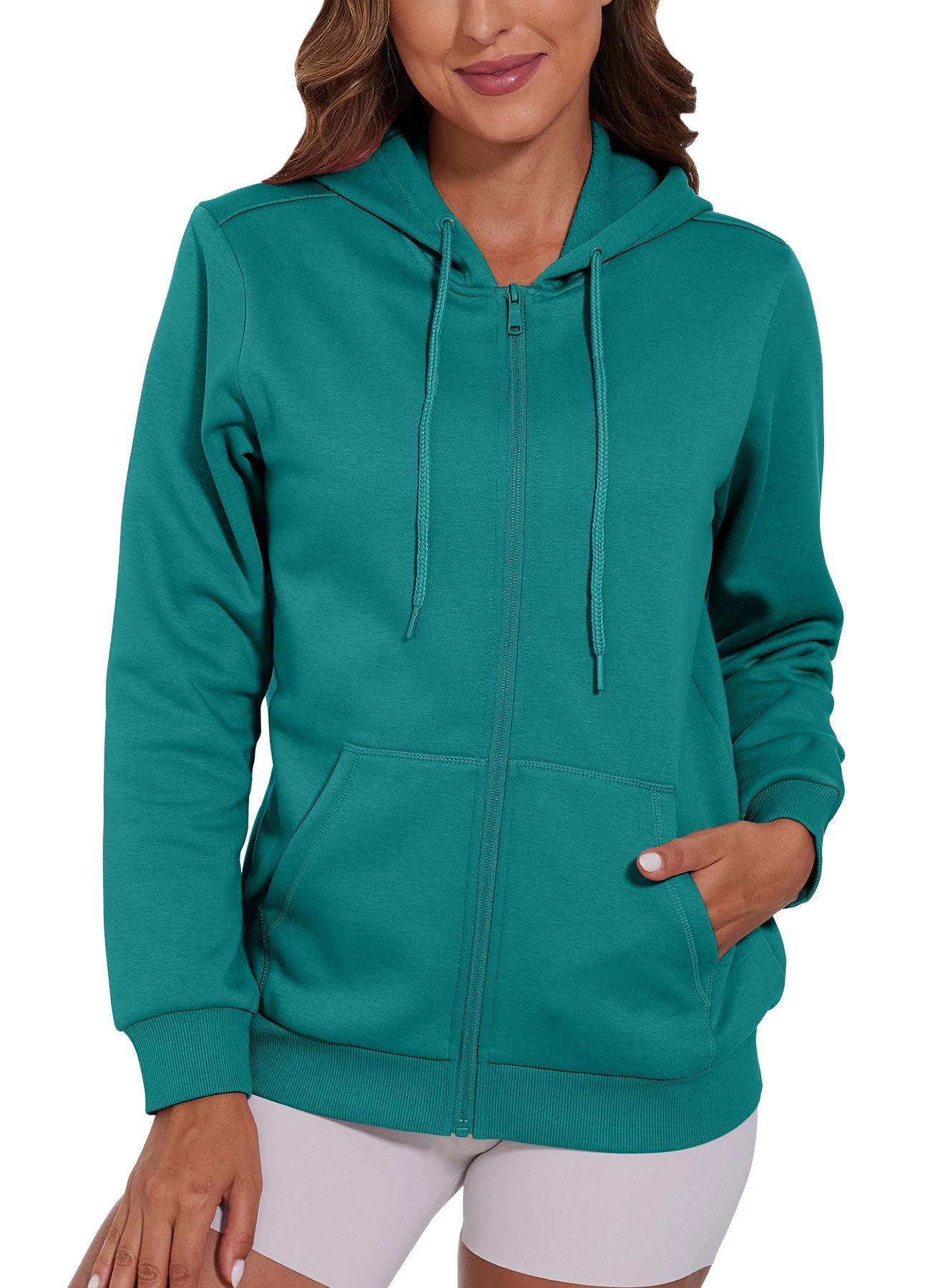 SMENG Women's Zip-Up Hoodie