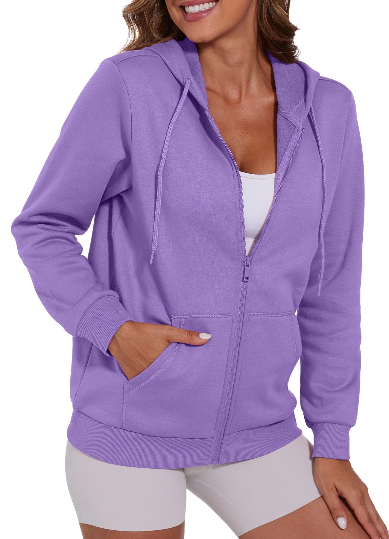 SMENG Women's Zip-Up Hoodie