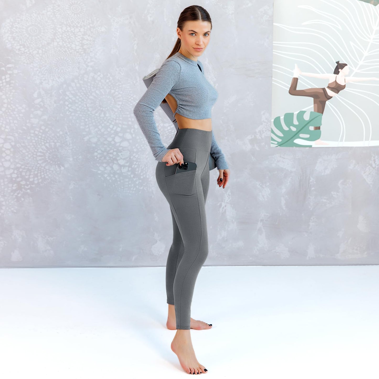 Walifrey Women's Pocket Leggings