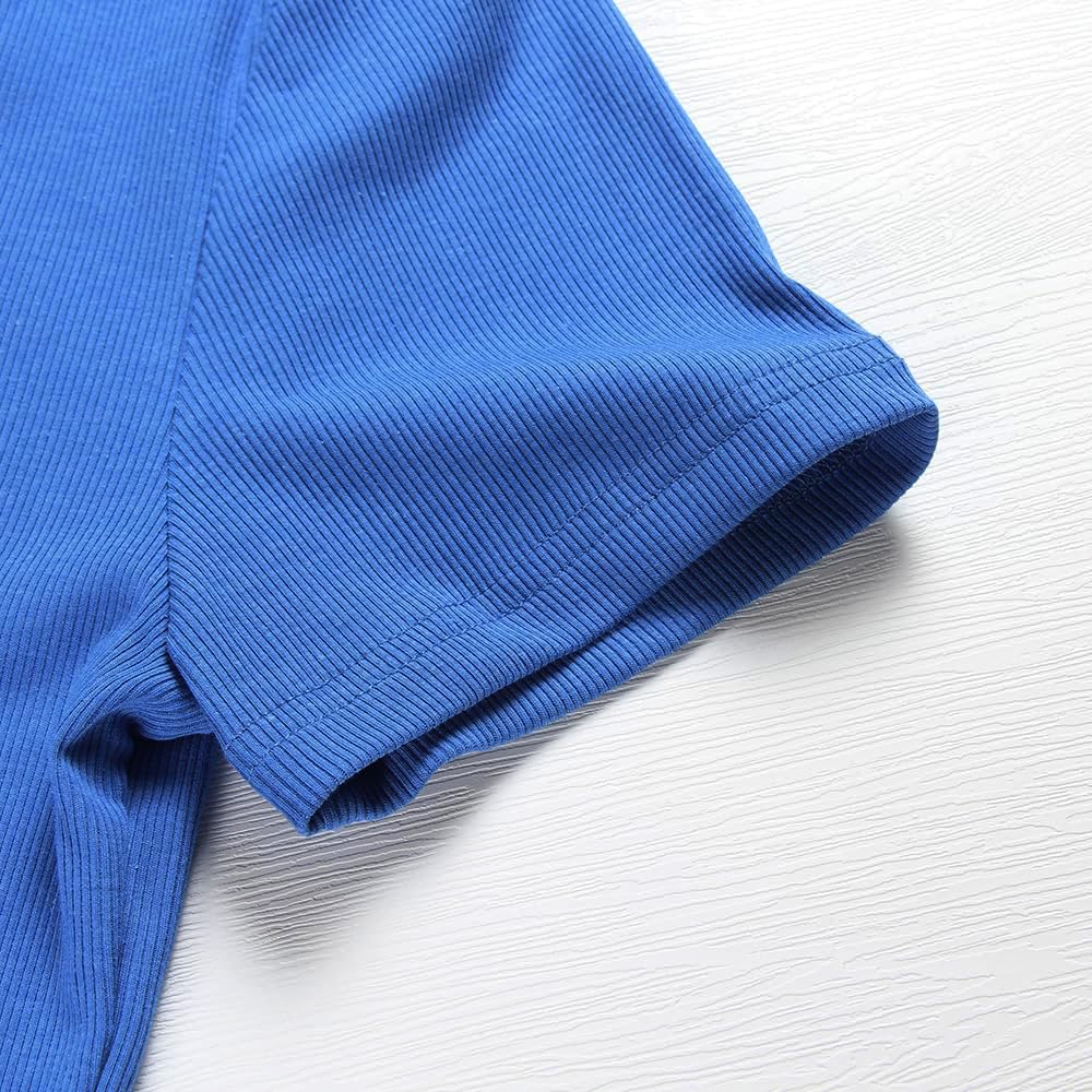 Roselux Women’s Ribbed Scoop Neck T-Shirt