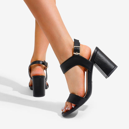 DREAM PAIRS Women's Chunky Heel Sandals