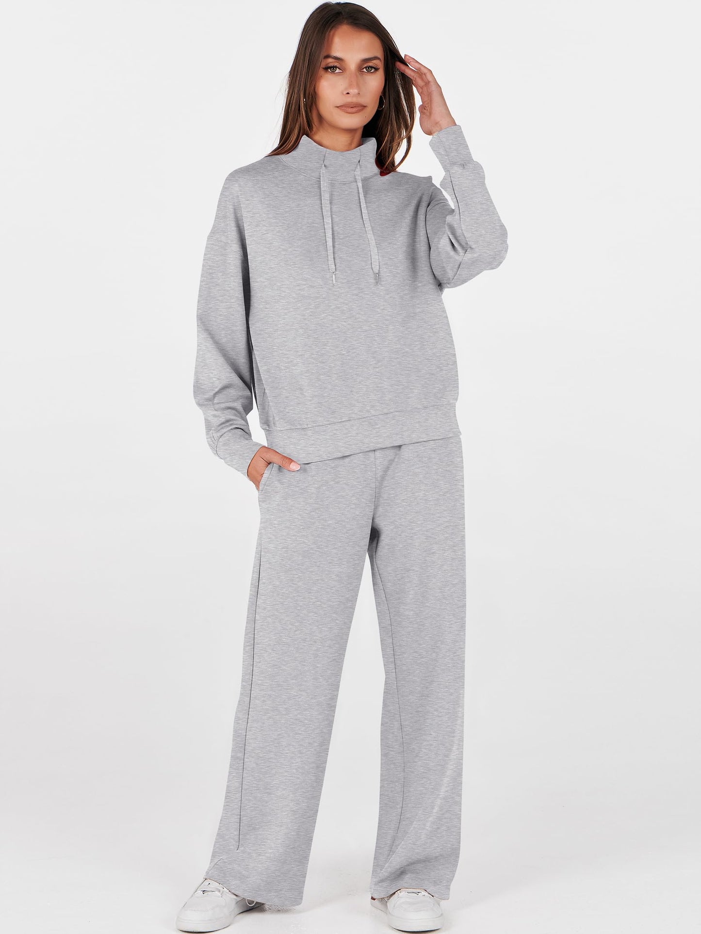 ANRABESS Women’s 2 Piece Sweatsuit Set