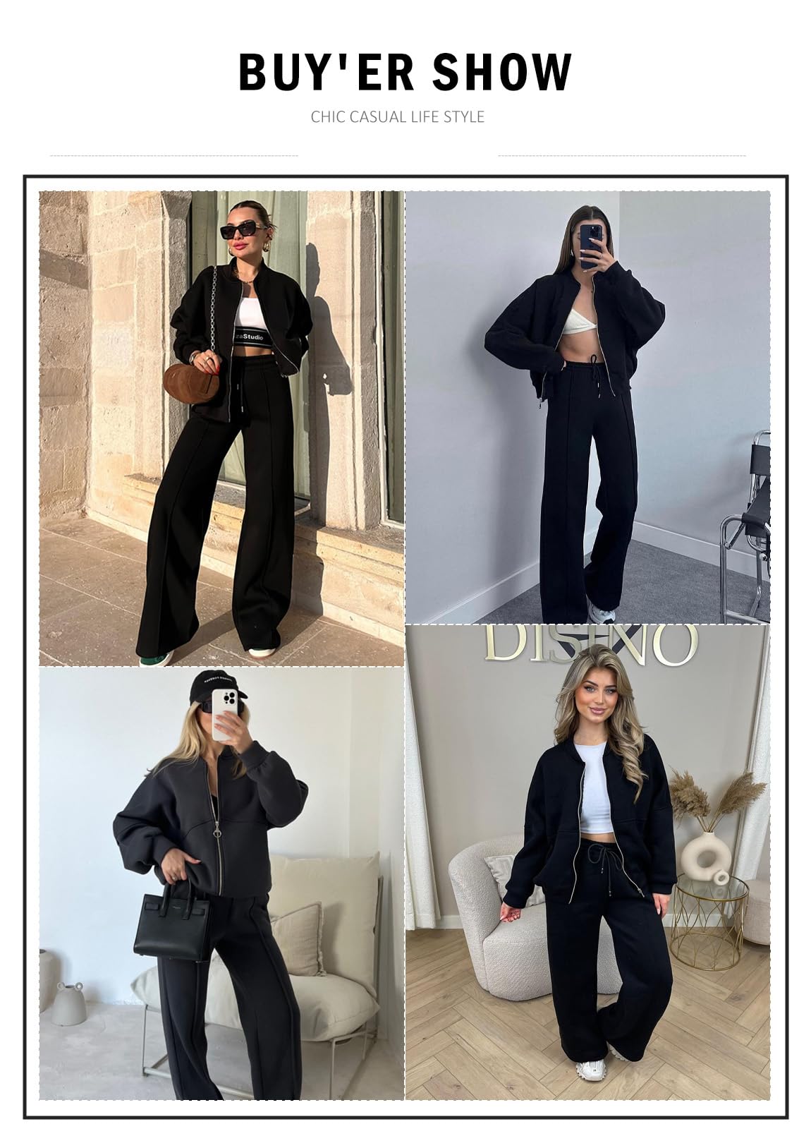 Aleumdr Women’s Fleece Sweatsuit