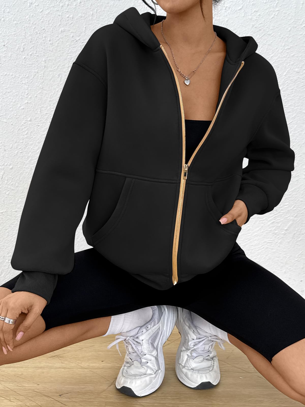 Trendy Queen Cropped Hoodie