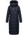 Women's Quilted Long Coat with Hood