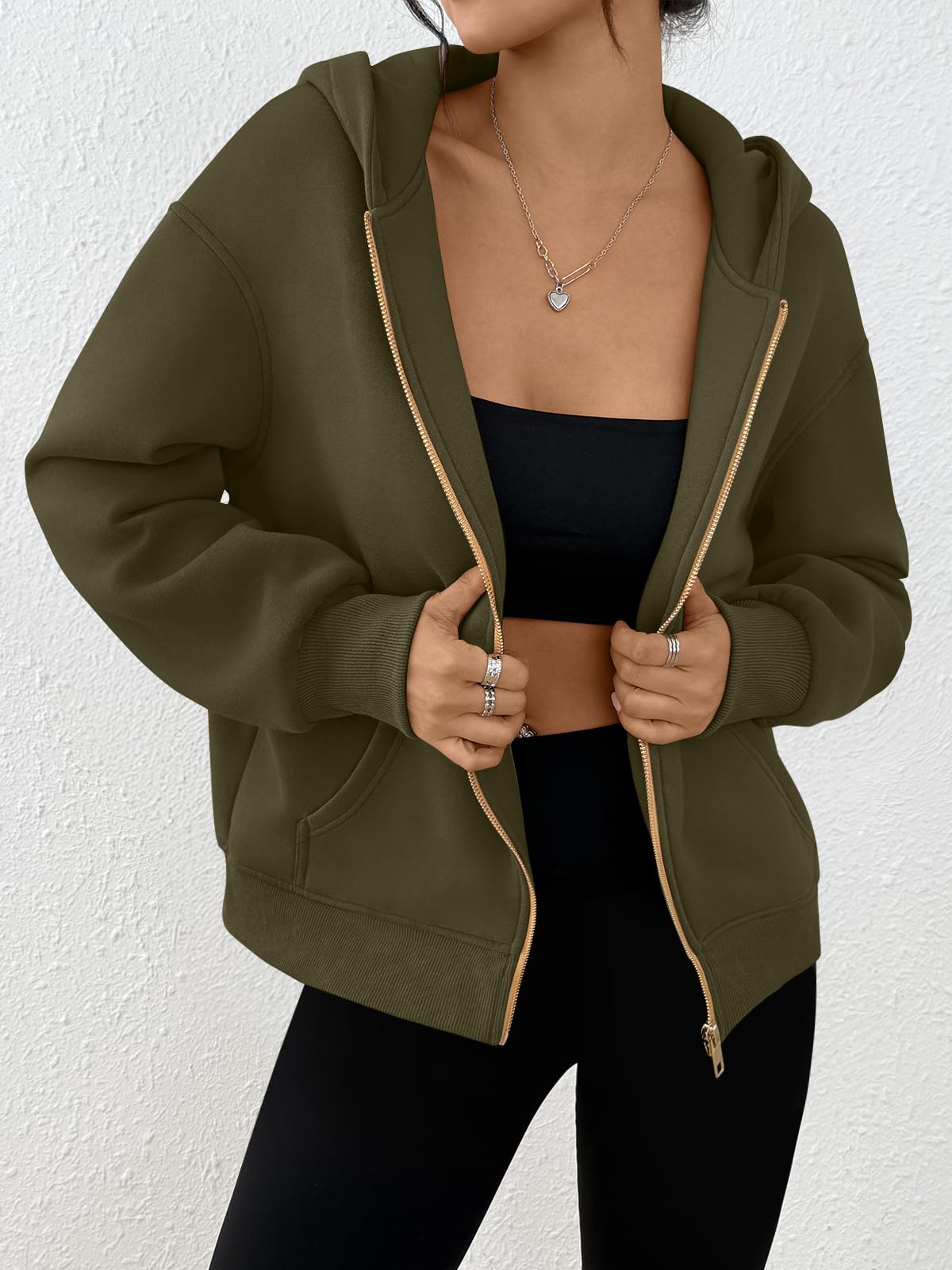Trendy Queen Cropped Hoodie