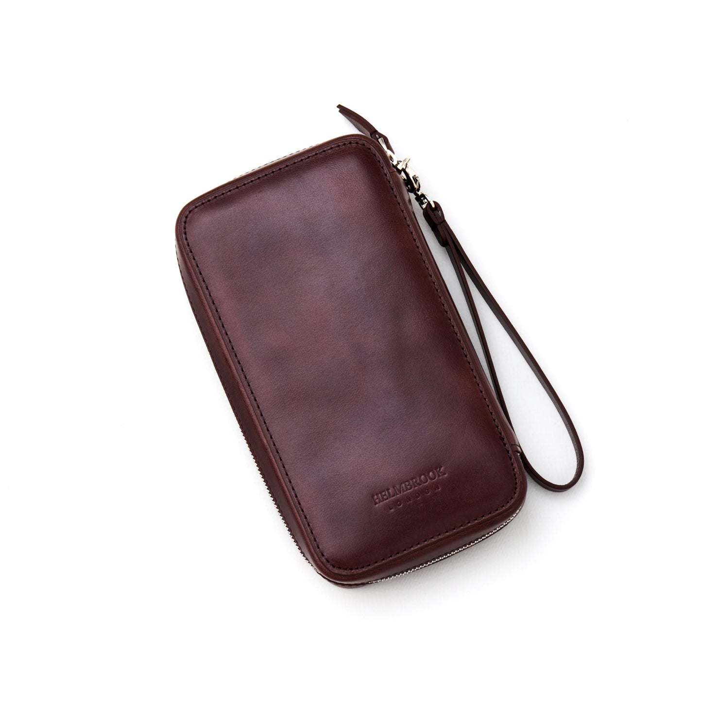 Full-Grain Leather RFID Wristlet