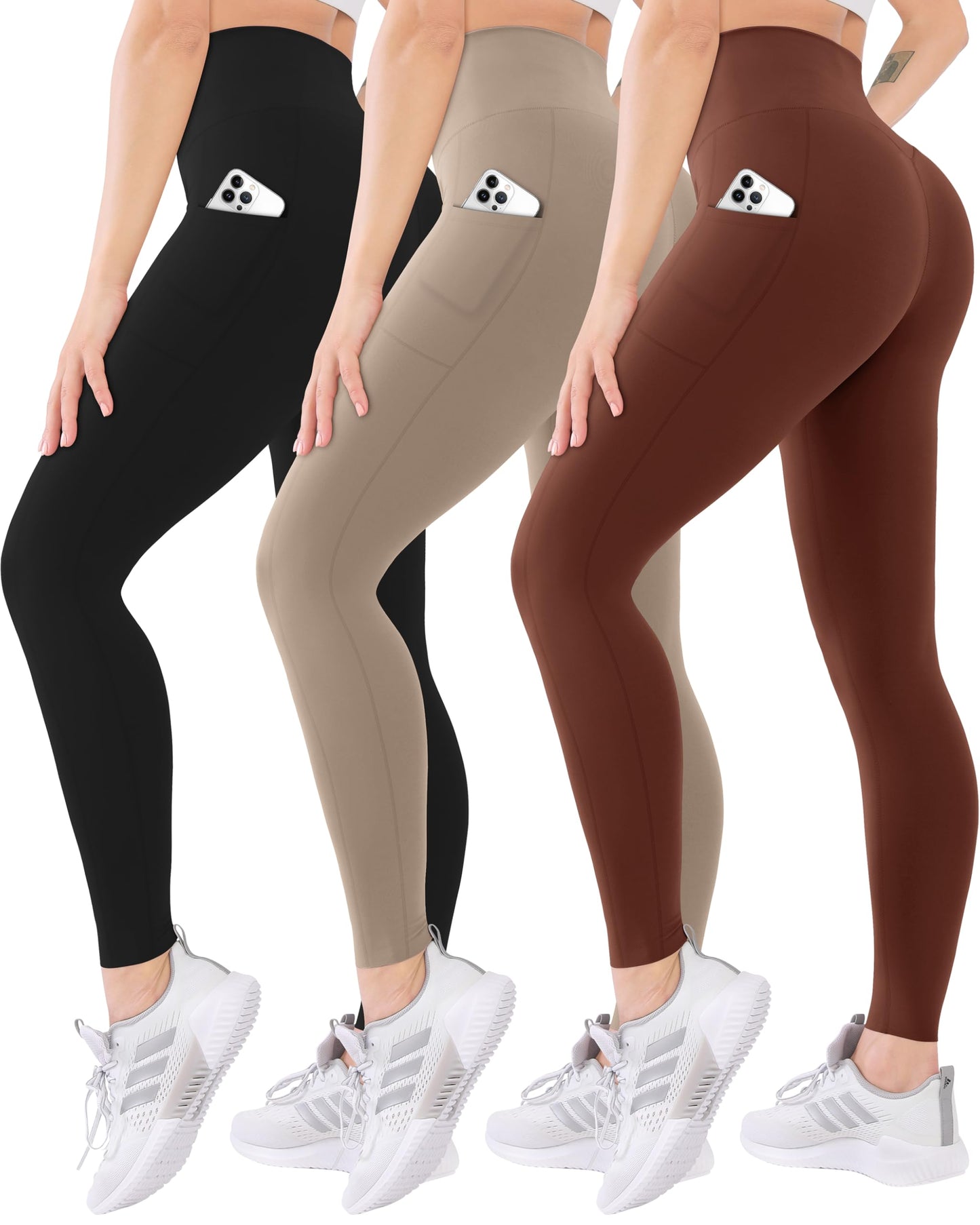 Blisset 3-Pack High Waist Leggings