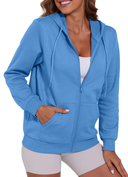SMENG Women's Zip-Up Hoodie