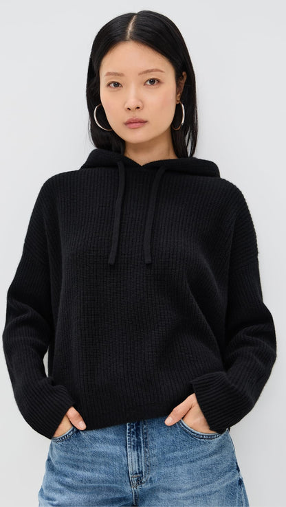 Cashmere Fisherman Hoodie
