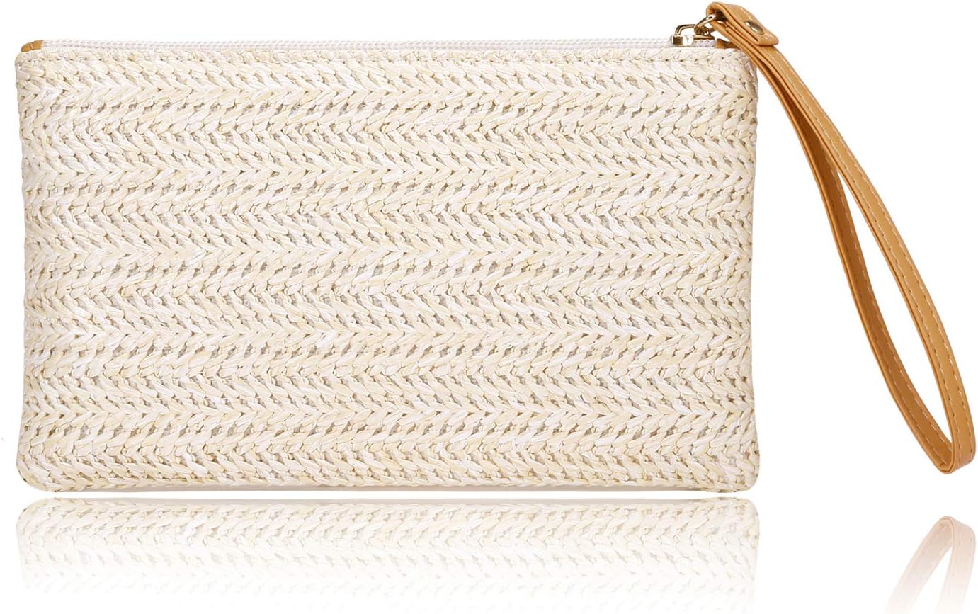 COOKOOKY Straw Clutch Bag