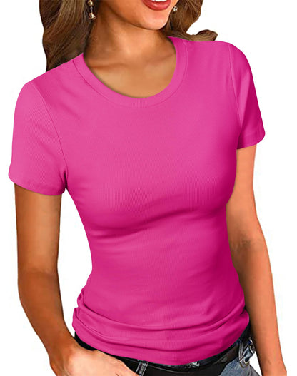 PALINDA Women’s Ribbed T-Shirt