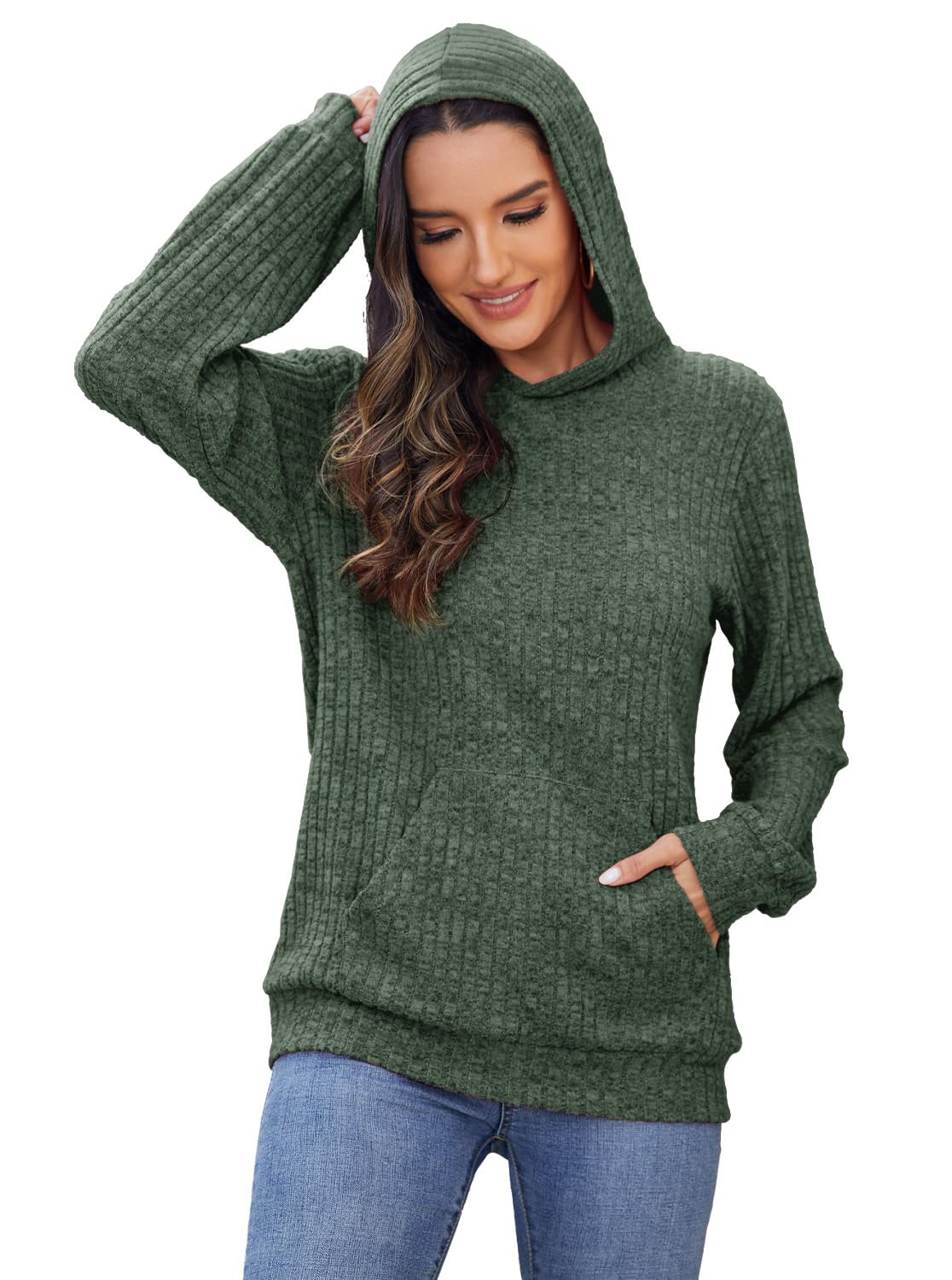Women's Long Sleeve Pullover Hoodie