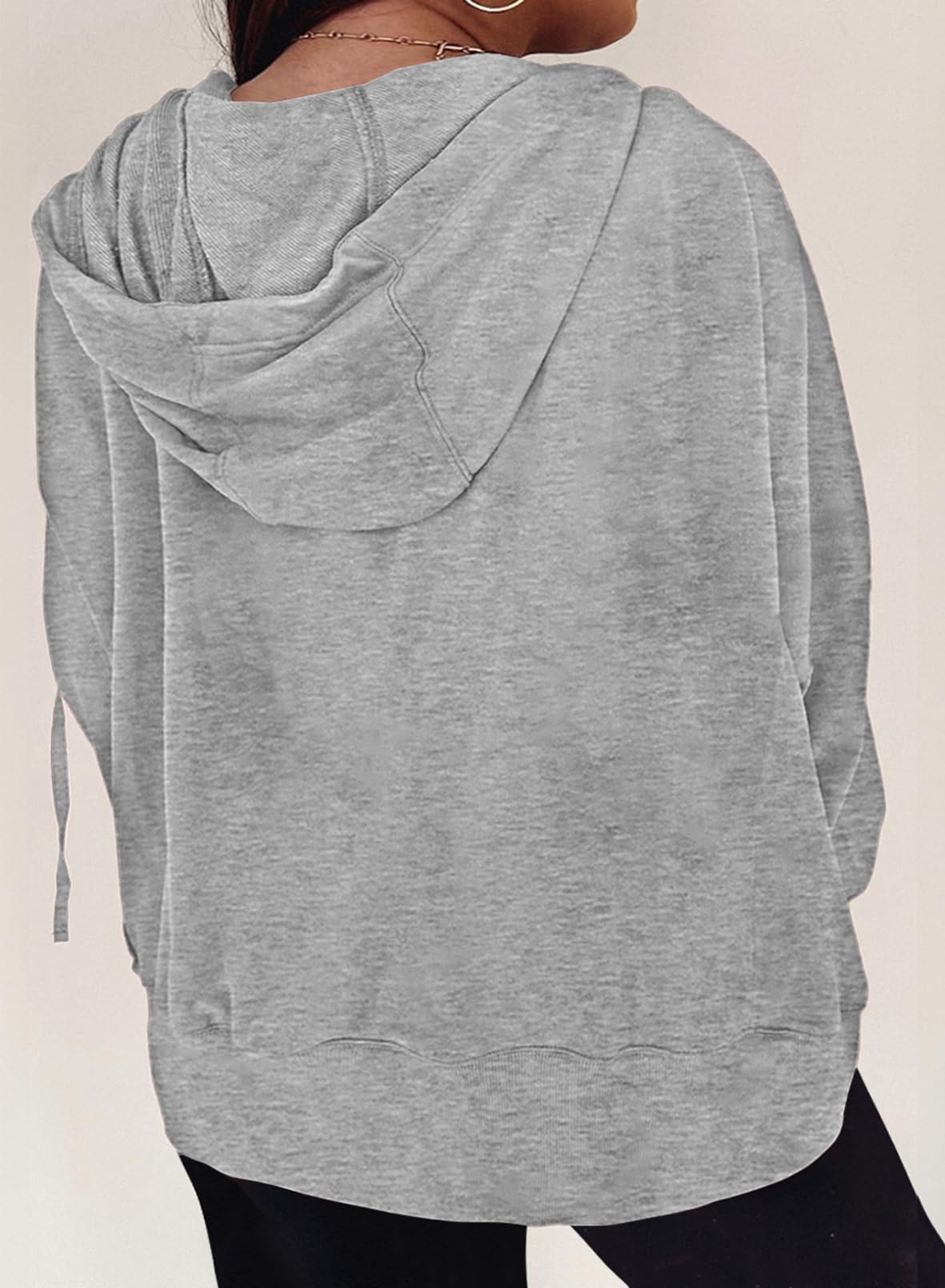 Eytino Plus Size Zip-Up Hoodie