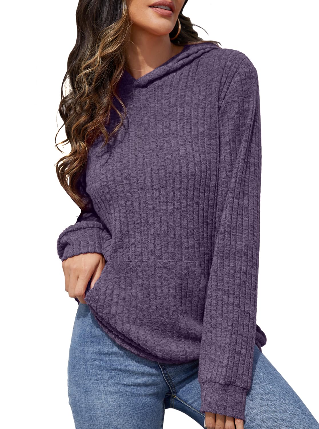 Women's Long Sleeve Pullover Hoodie