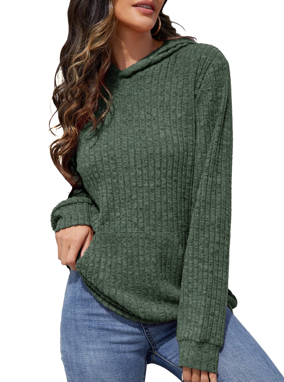 Women's Long Sleeve Pullover Hoodie