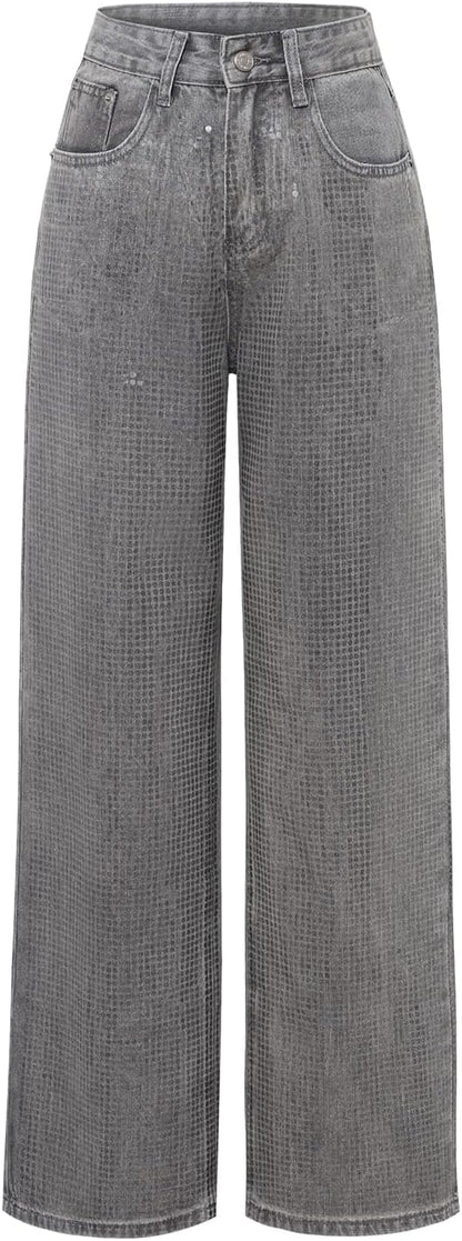 Women’s High Waist Straight Jeans