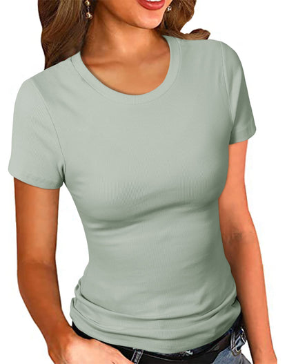 PALINDA Women’s Ribbed T-Shirt