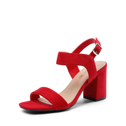 DREAM PAIRS Women's Chunky Heel Sandals