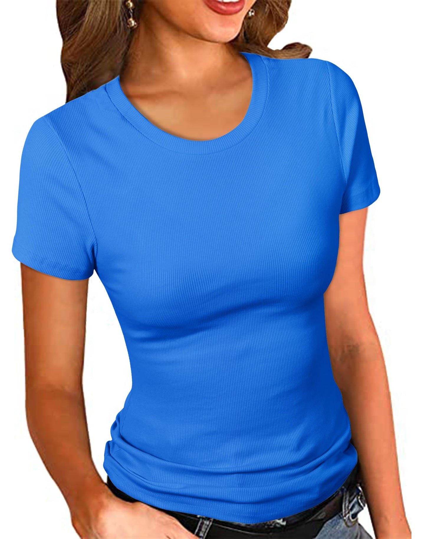PALINDA Women’s Ribbed T-Shirt