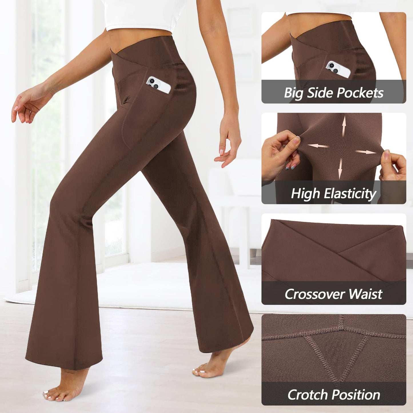Women’s High Waist Flare Yoga Pants