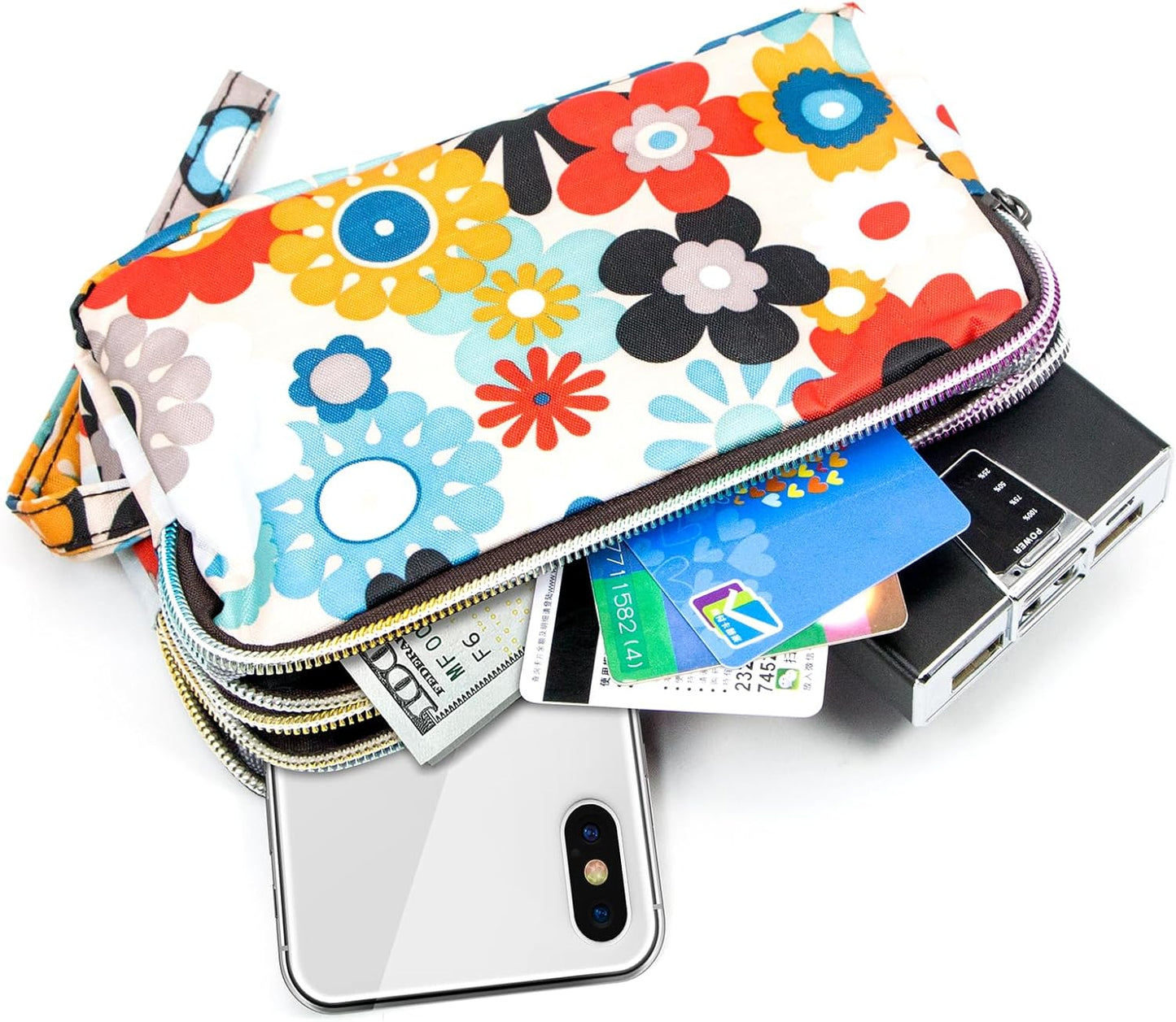 BIAOTIE Nylon Wristlet Wallet
