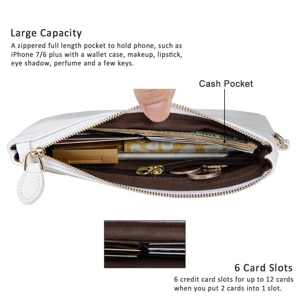 Befen Leather RFID Wristlet Wallet