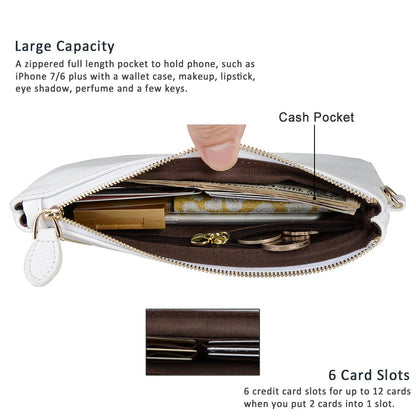 Befen Leather RFID Wristlet Wallet