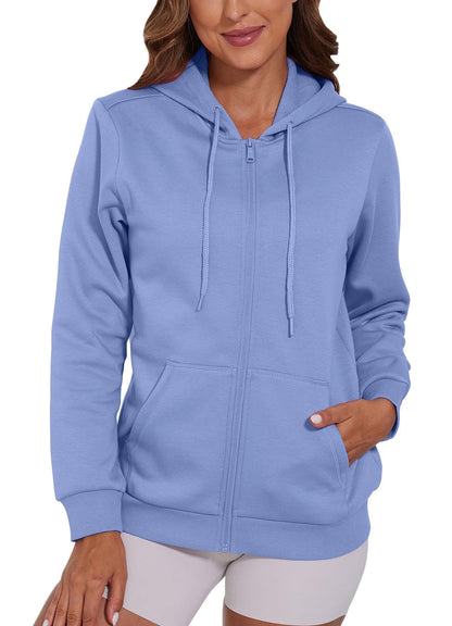 SMENG Women's Zip-Up Hoodie