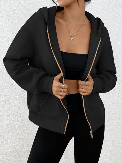 Trendy Queen Cropped Hoodie