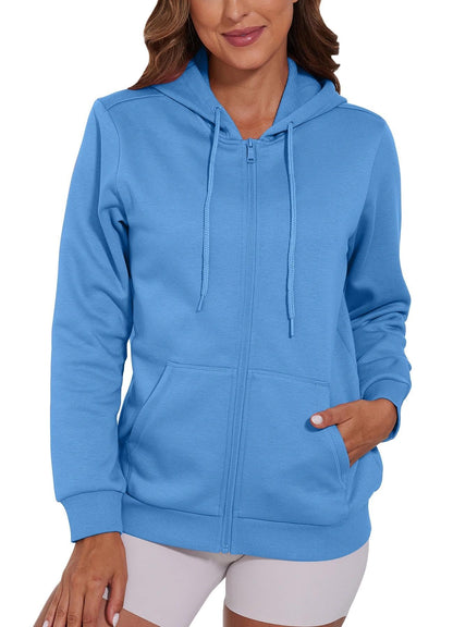 SMENG Women's Zip-Up Hoodie