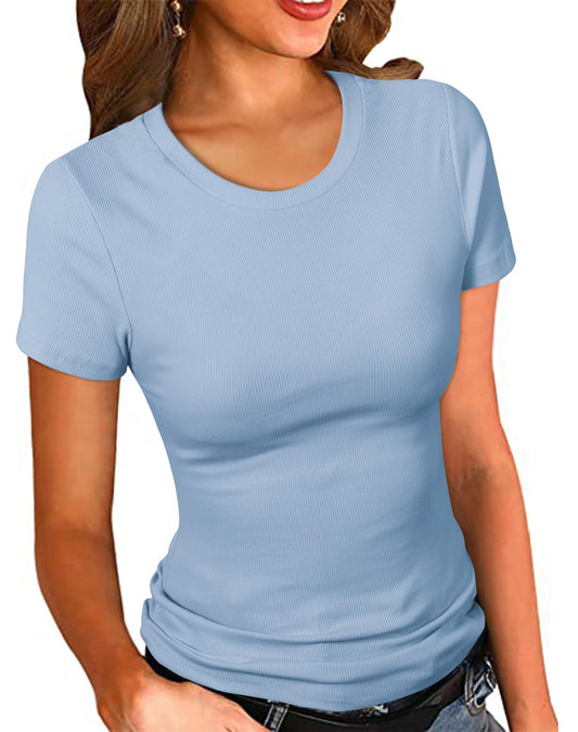 PALINDA Women’s Ribbed T-Shirt