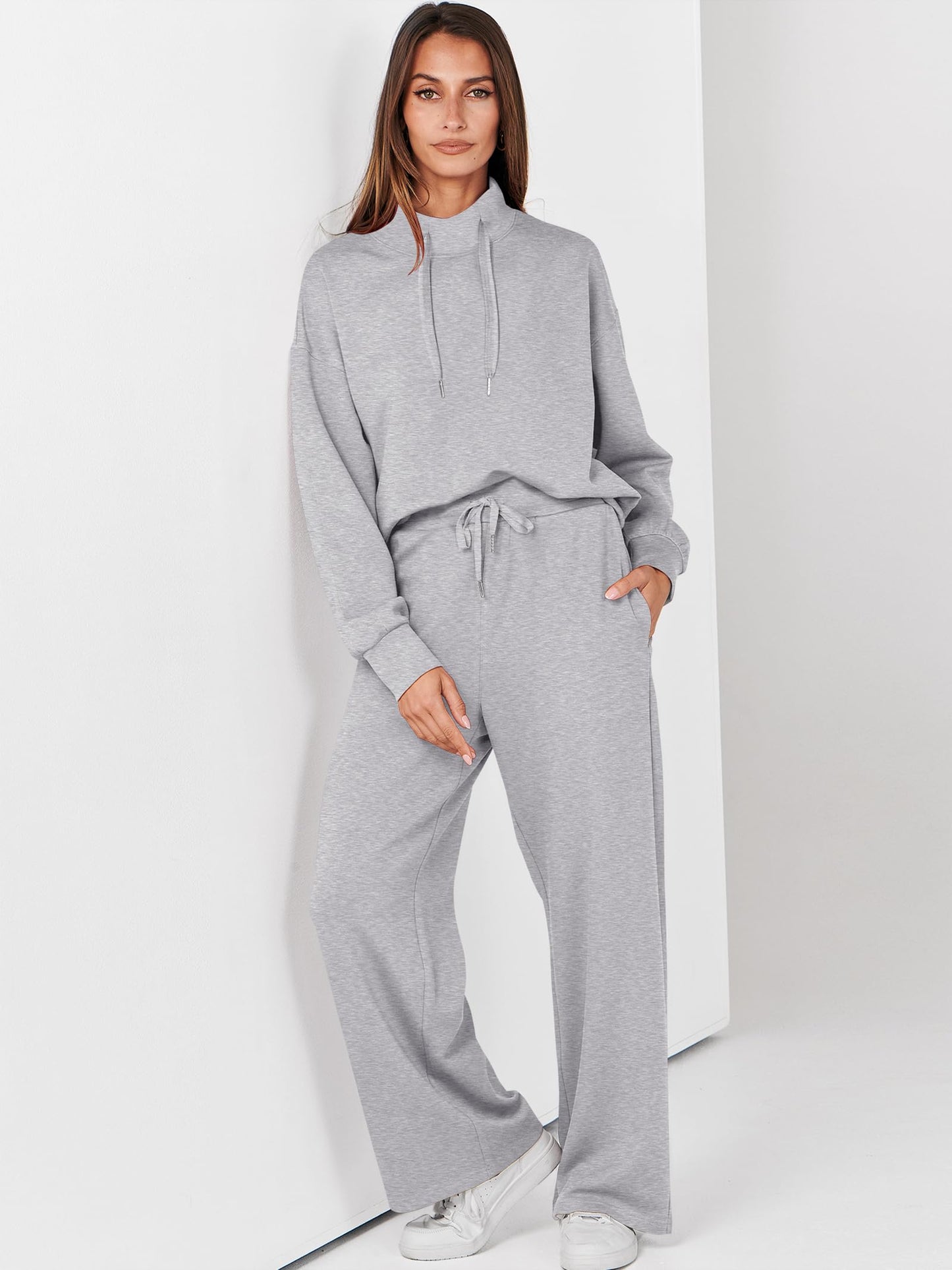ANRABESS Women’s 2 Piece Sweatsuit Set