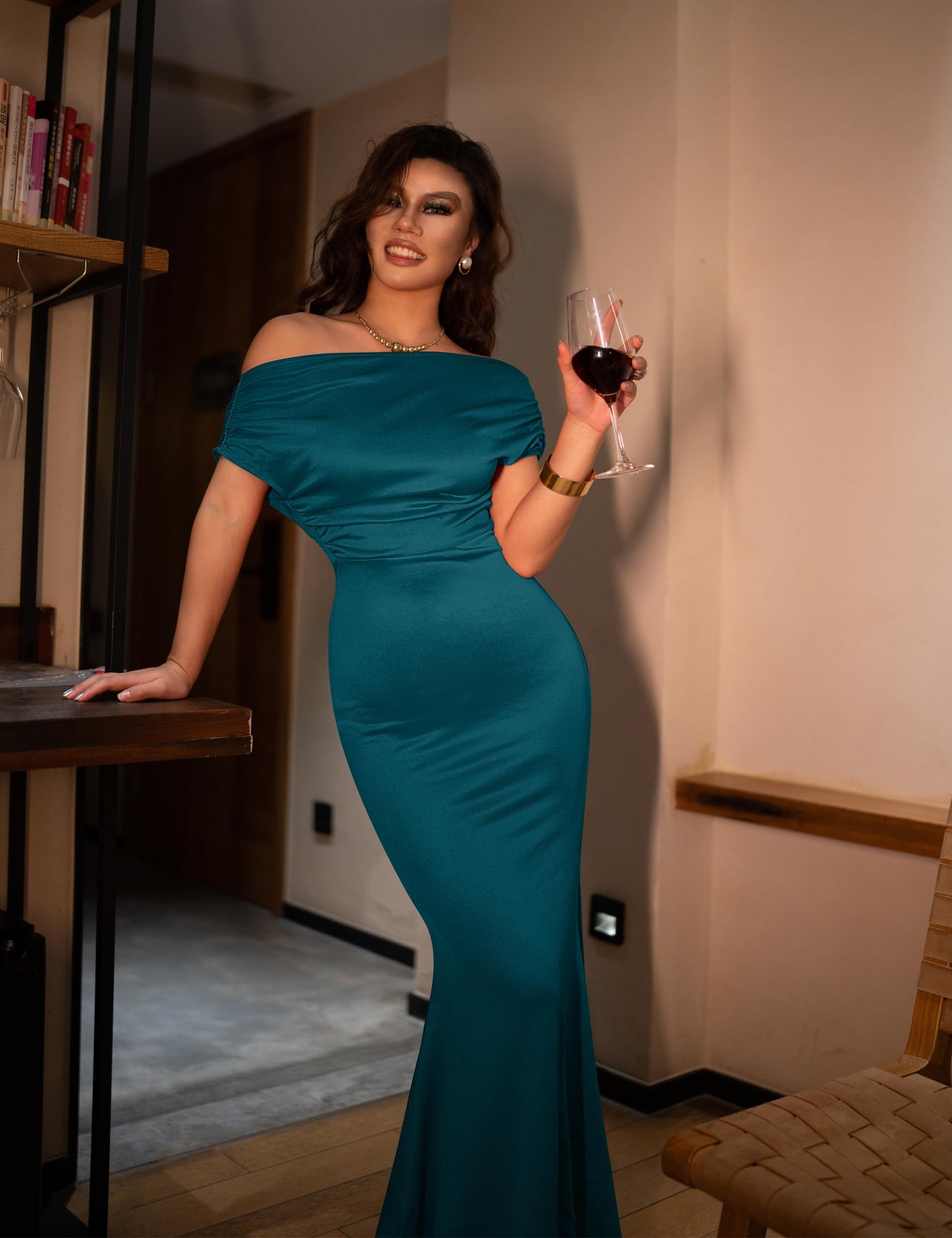 Women's Off-Shoulder Bodycon Dress