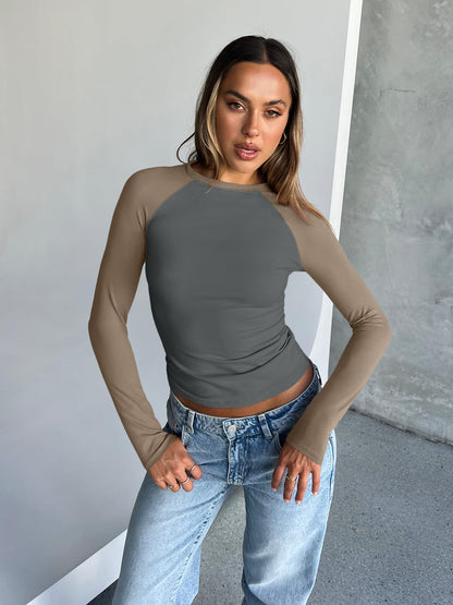 Trendy Queen Women’s Long Sleeve Crop Top