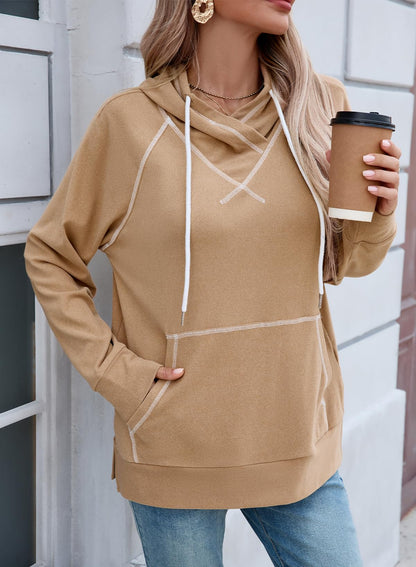 SHEWIN Women's Hooded Sweatshirt