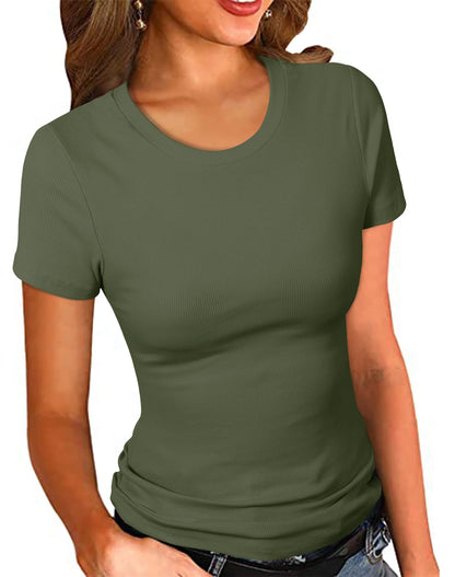 PALINDA Women’s Ribbed T-Shirt