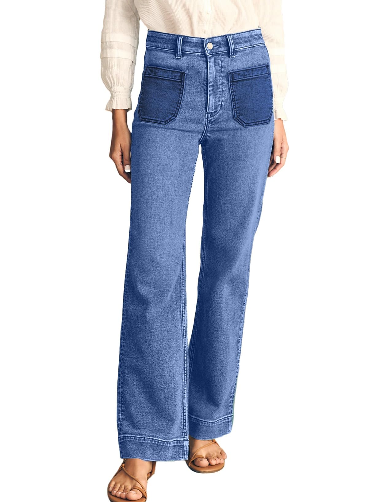 Astylish Women's Wide Leg Jeans