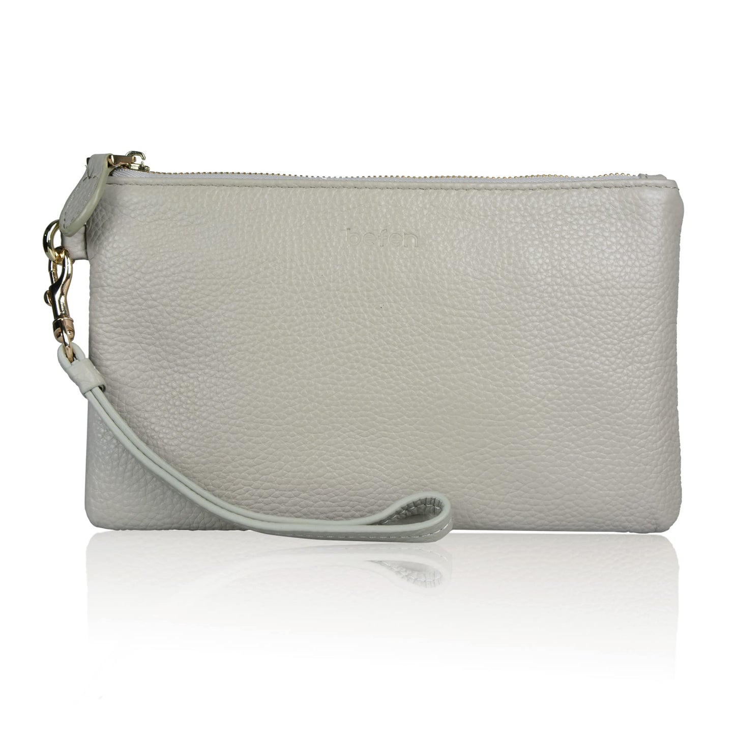 Befen Leather RFID Wristlet Wallet