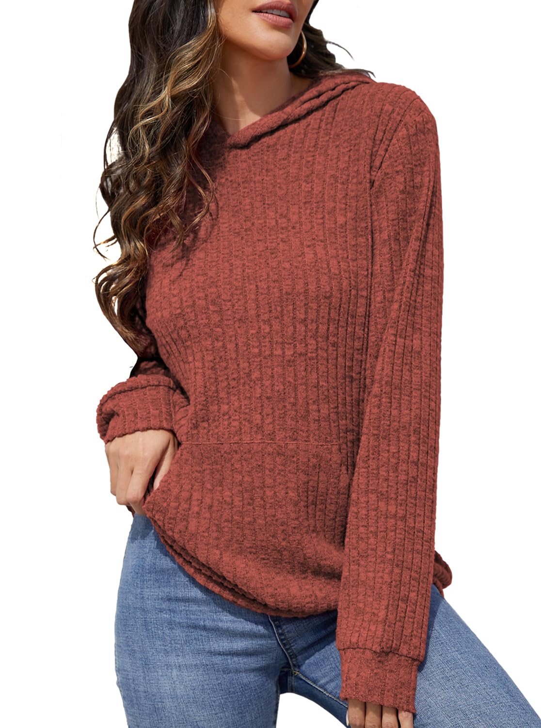 Women's Long Sleeve Pullover Hoodie