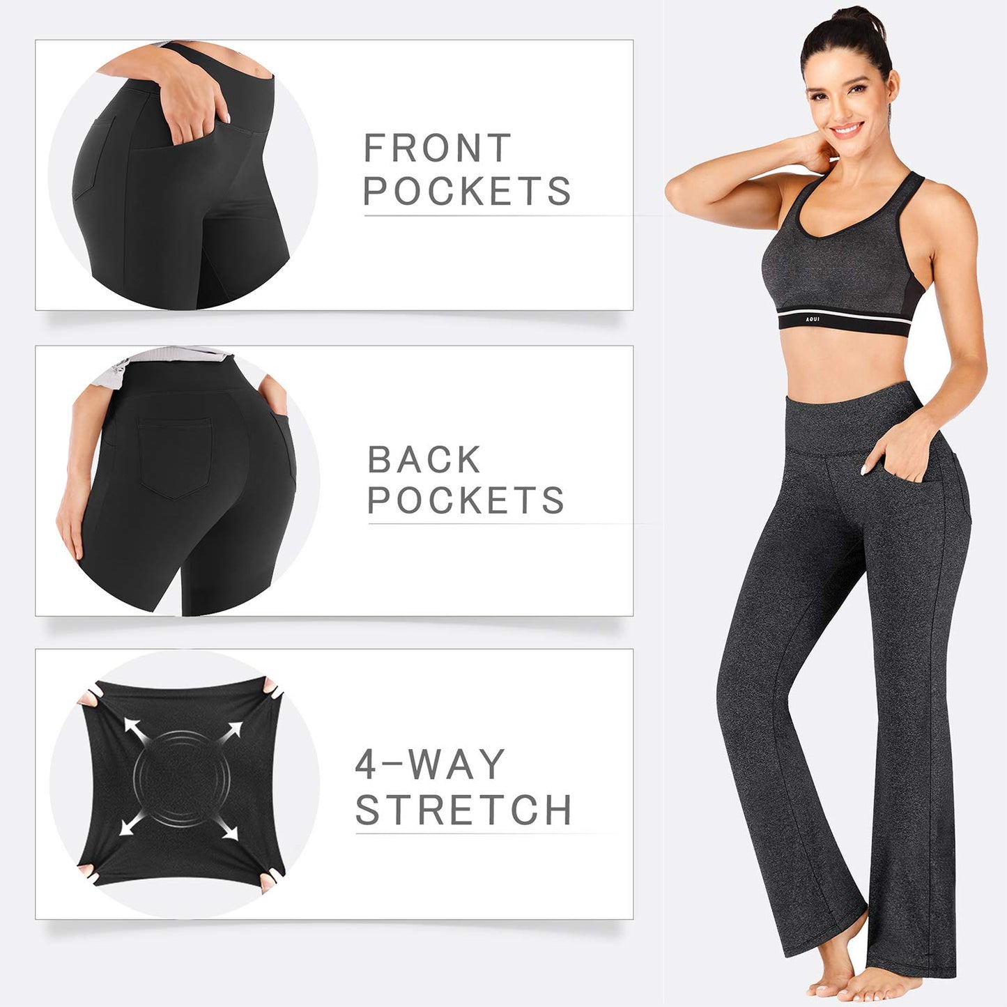 IUGA Women's Wide Leg Yoga Pants