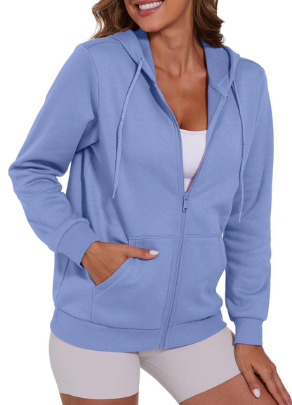 SMENG Women's Zip-Up Hoodie