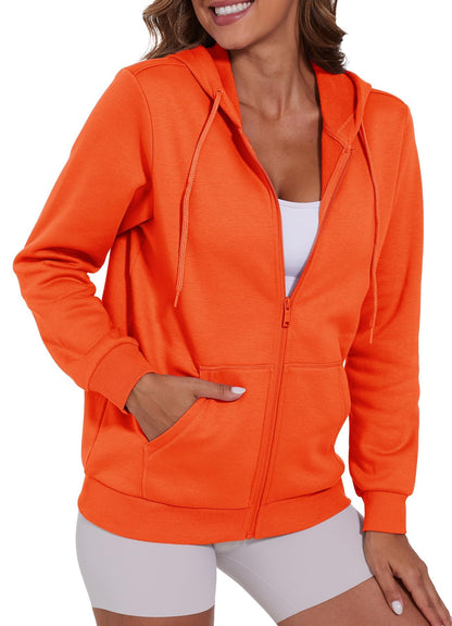 SMENG Women's Zip-Up Hoodie