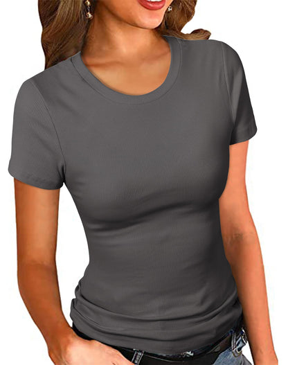 PALINDA Women’s Ribbed T-Shirt