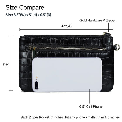 Befen Leather RFID Wristlet Wallet